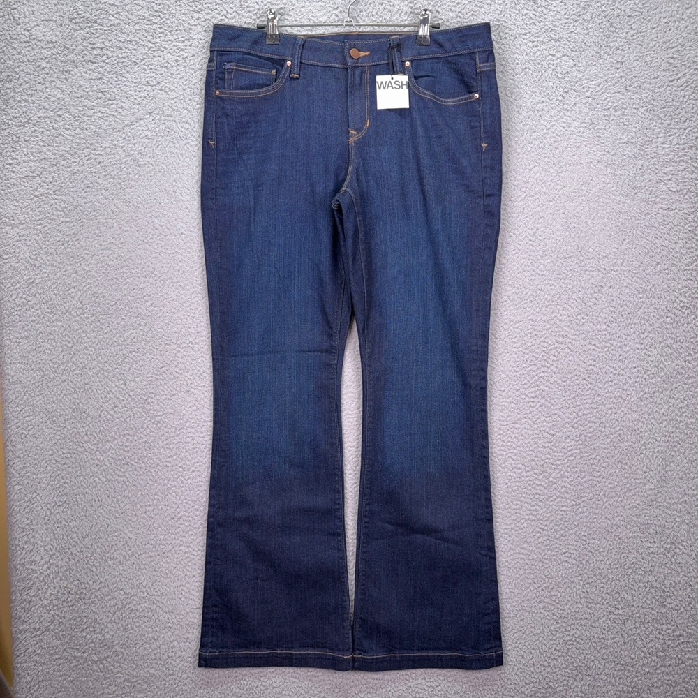 Gap 1969 Jeans‎ Womens 31R Blue Dark Wash Long & Lean Denim Bootcut Y2K